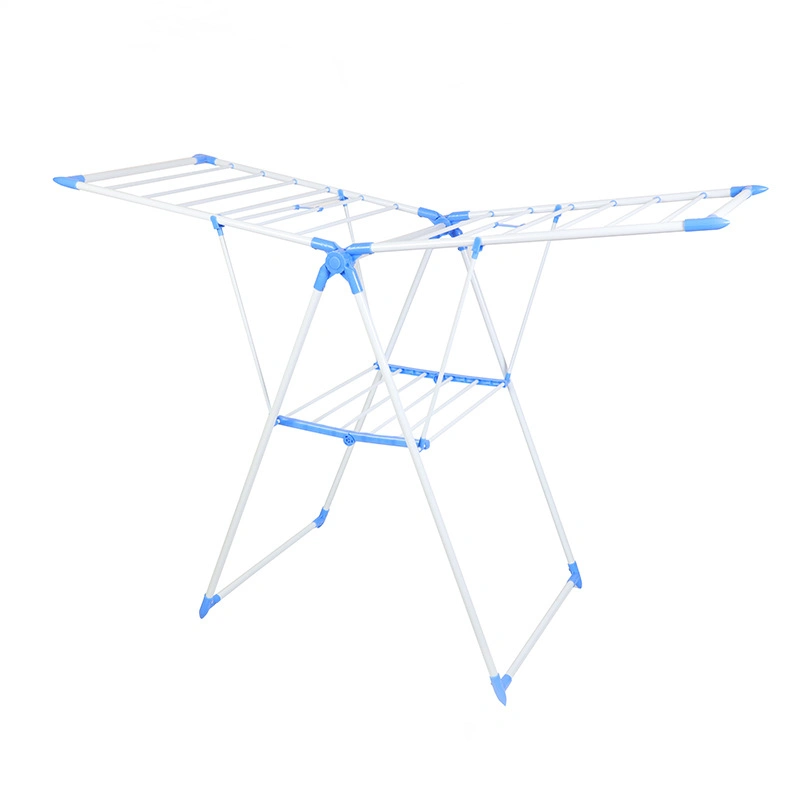 Standing Type Folding Clothes Hanger Butterfly - Shaped Iron Multifunction Laundry Drying Rack