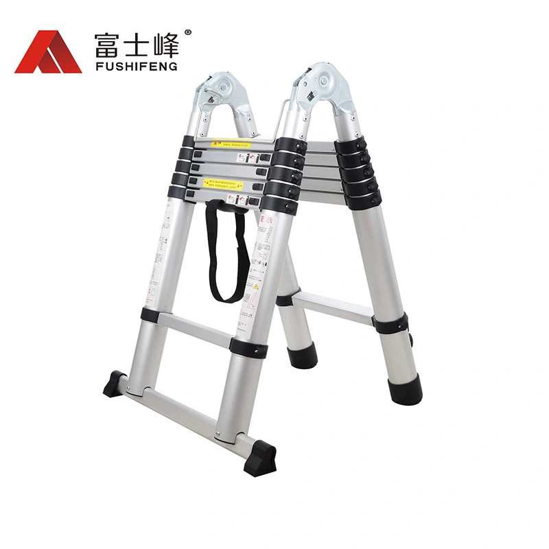 5m Double Sides Magic Aluminum Multi-Function Foldable Telescopic Ladder En131