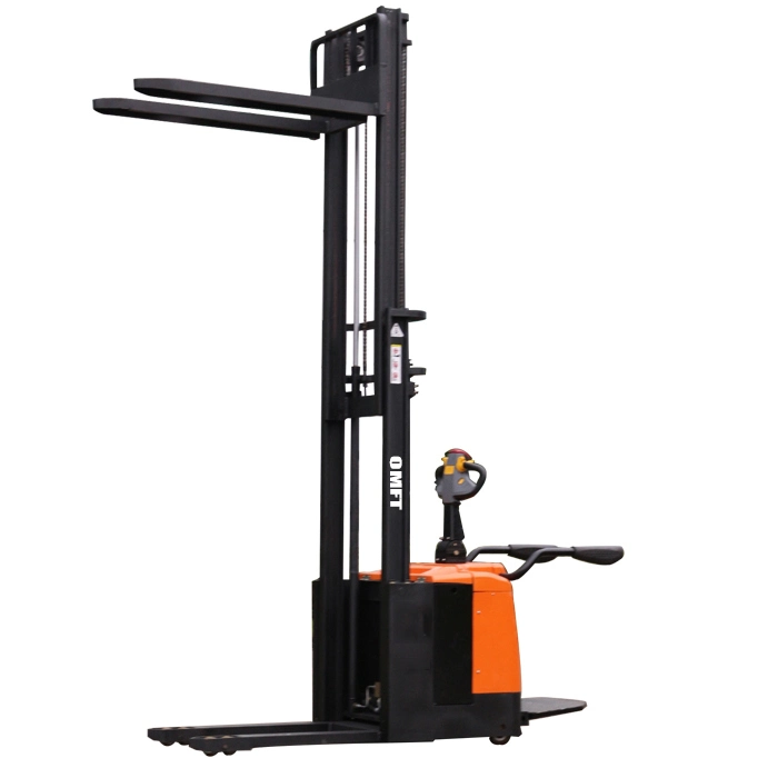 2.0 T 2000kg Pollution-Free Standing Type Electric Power Pallet Stacker Full Electric Pallet Stacker 2ton Suitable for Food Industry