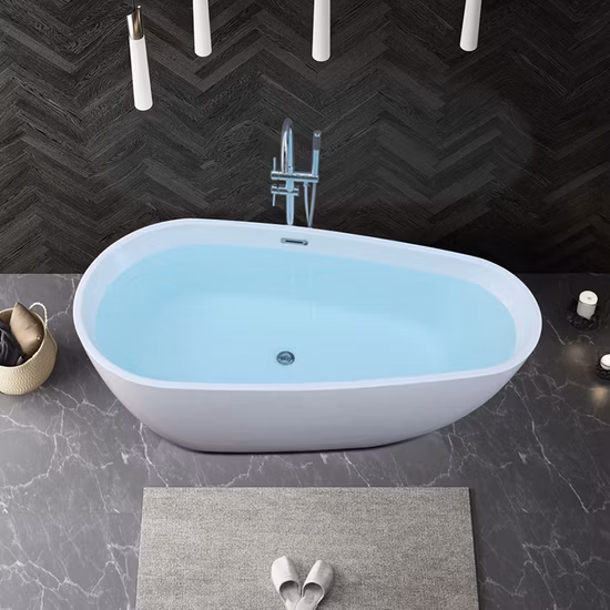 Neue Sanitärkeramik-Badewanne vom Typ 2020, freistehende Badewanne